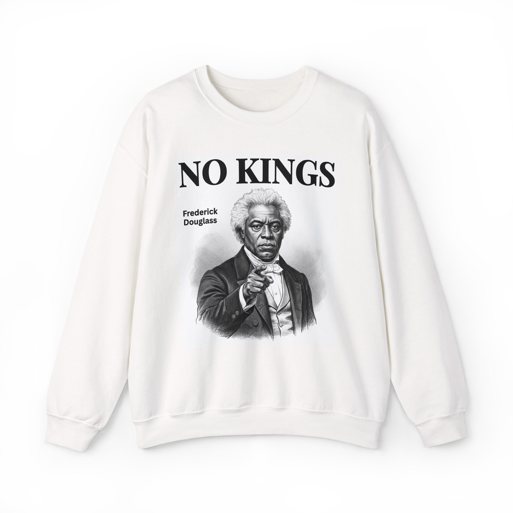 No Kings Frederick Douglass — Sweatshirt