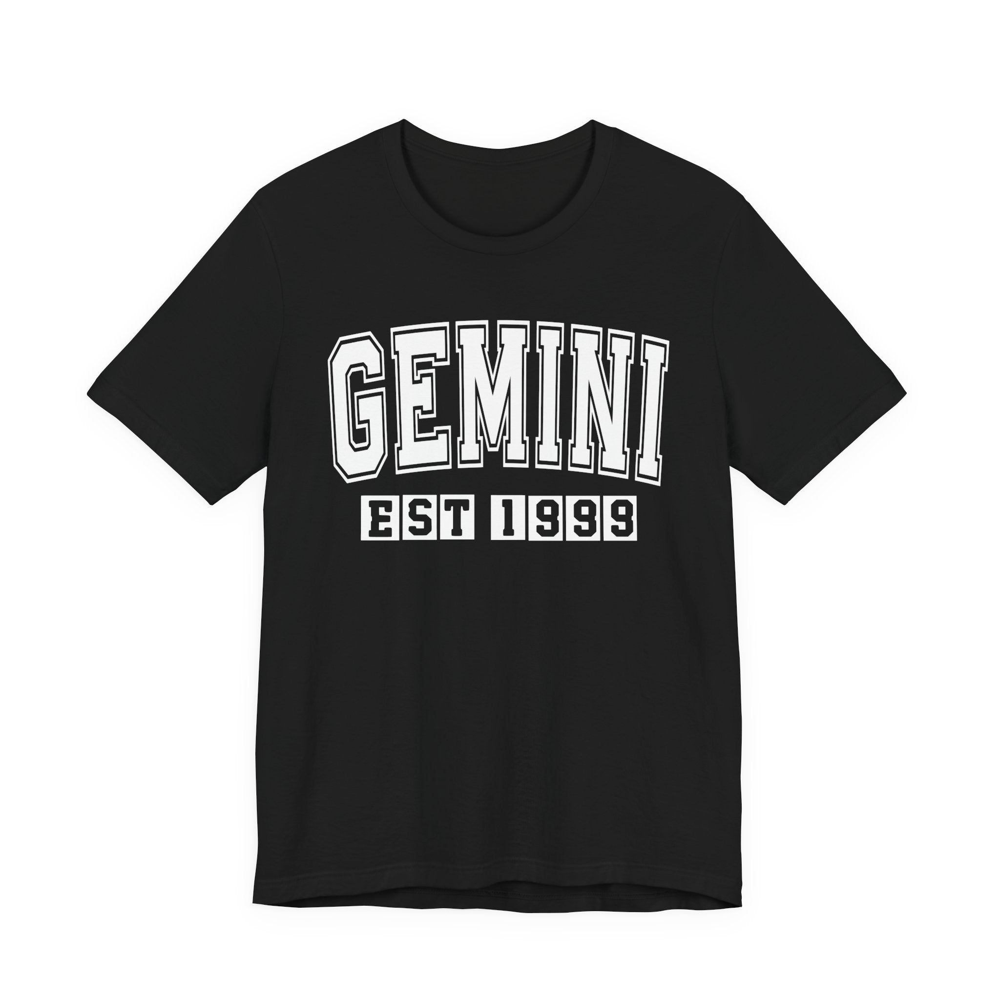 Gemini EST (YEAR) Personalization — Zodiac Birthday Tee Shirt