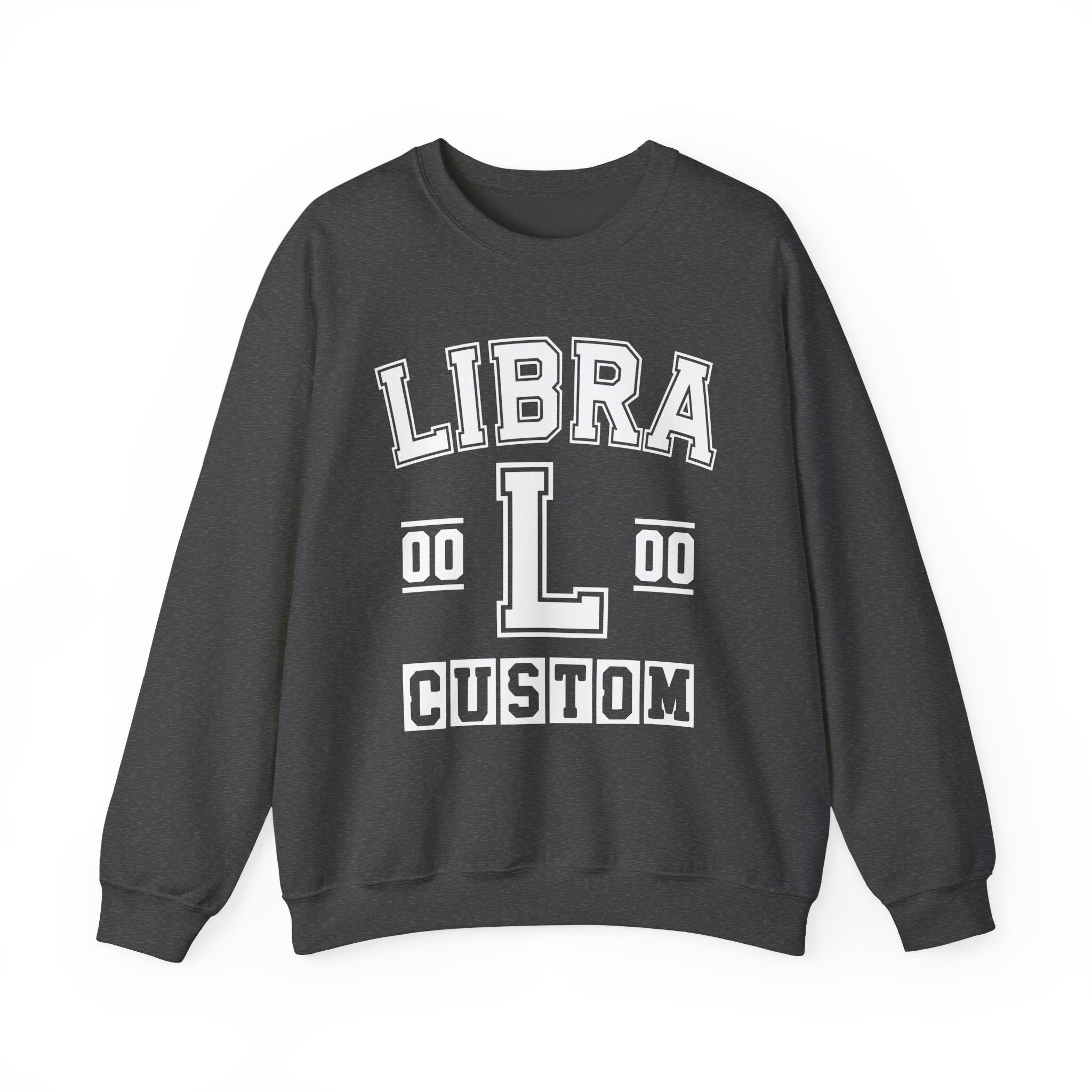 Custom Libra Varsity Sweatshirt - Customize Birthday Day/Month/Year - Customize Gemini Season/Nation