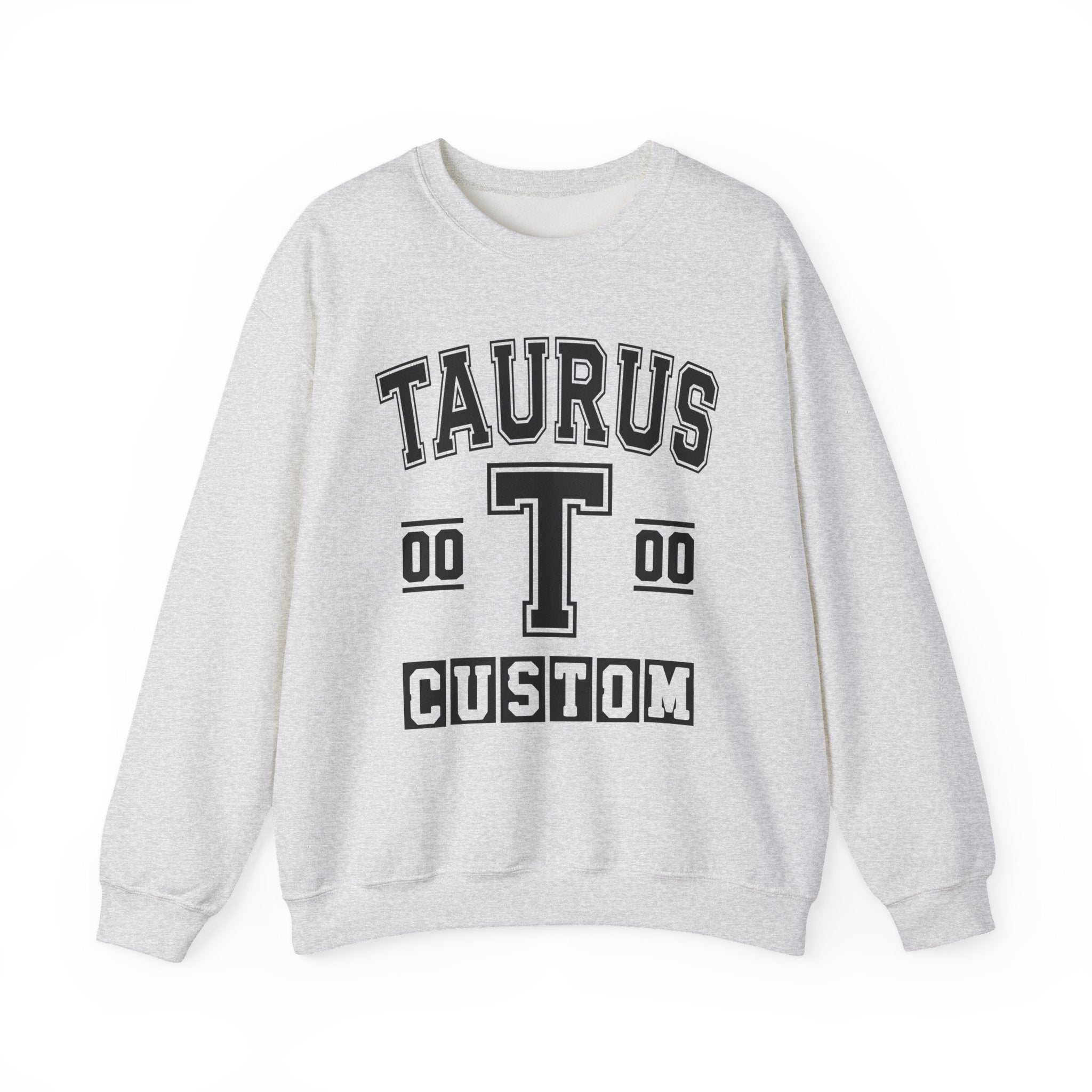 Custom Taurus Varsity Sweatshirt - Customize Birthday Day/Month/Year - Customize Gemini Season/Nation