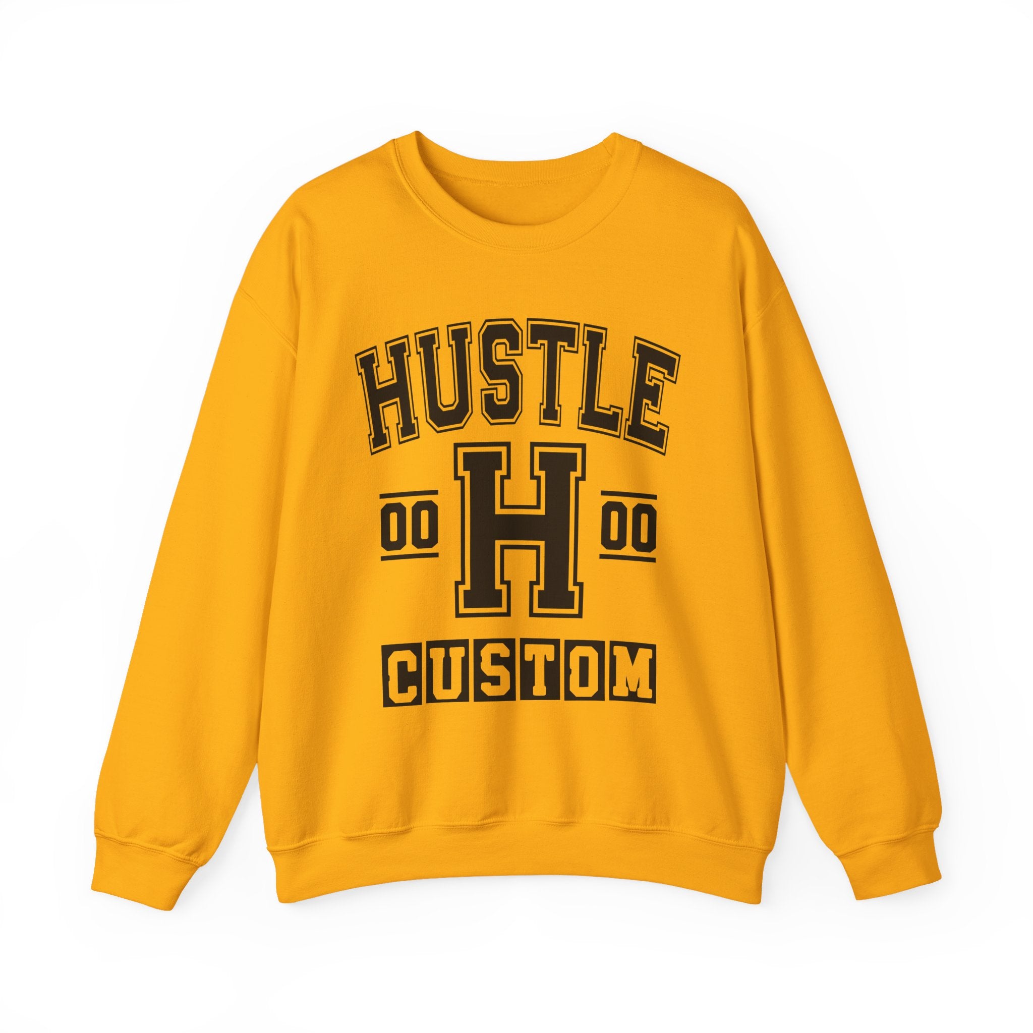 Custom Hustle Varsity Sweatshirt - Customize Birthday Day/Month/Year - Customize Gemini Season/Nation