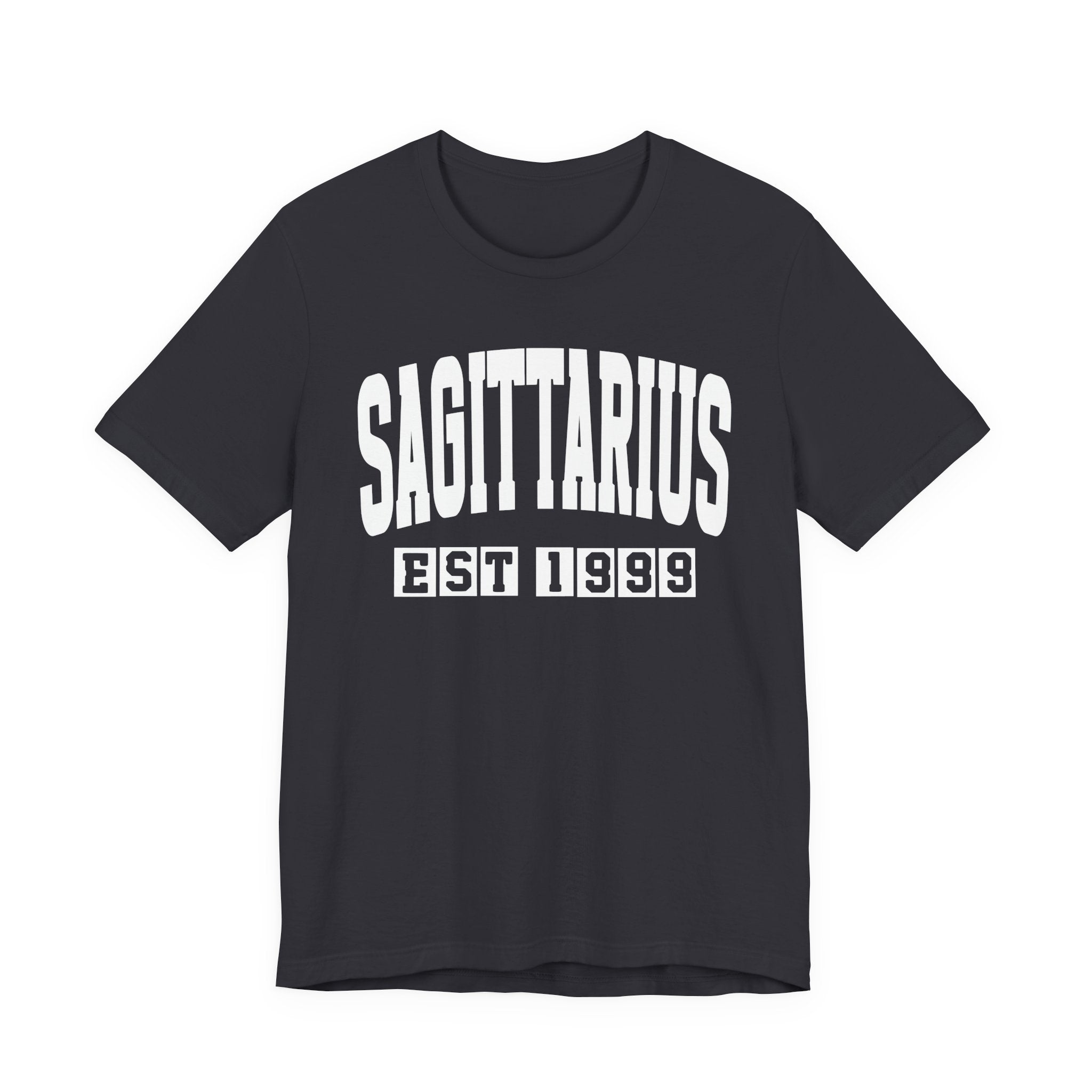 Sagittarius EST (YEAR) Personalization — Zodiac Birthday Tee Shirt
