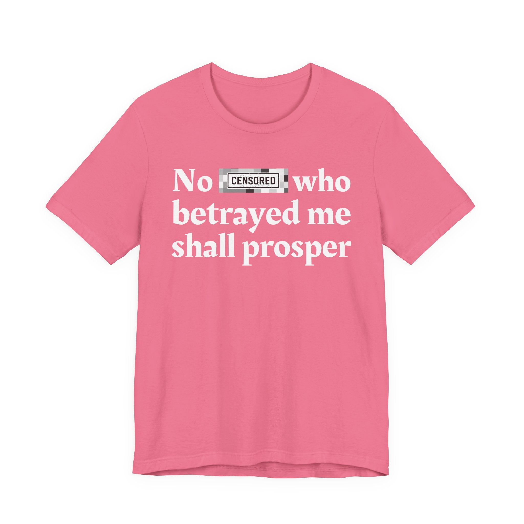 No Bitch Who Betrayed Me Shall Prosper — Bold Christian Statement T-Shirt