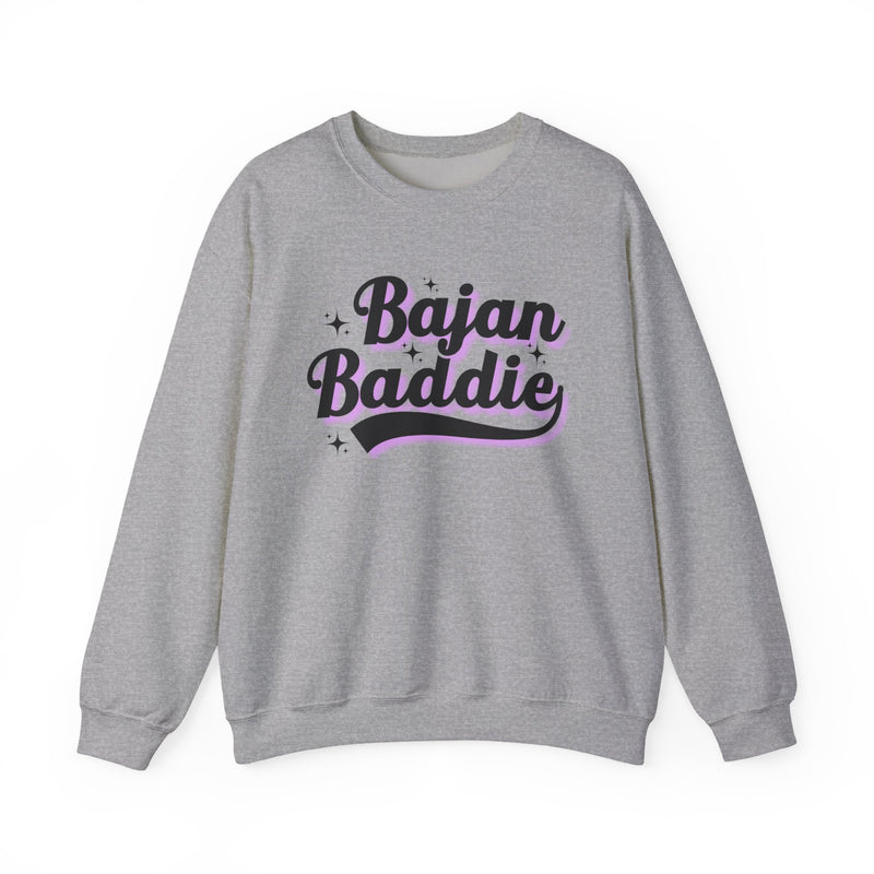 Bajan Baddie — Pink Varsity Sweatshirt