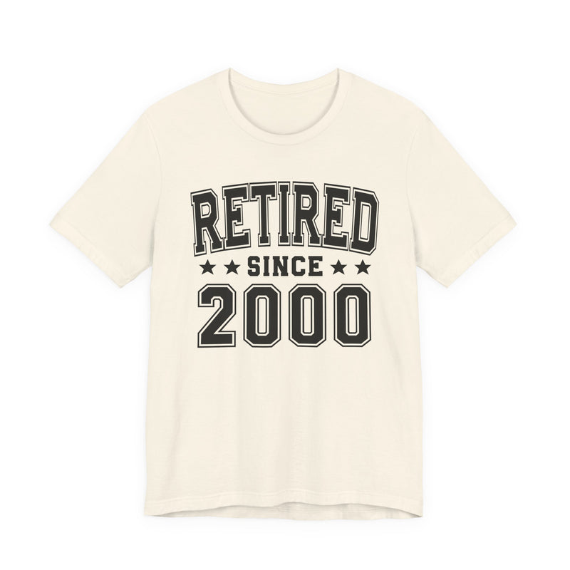 Retired Since (Personalized Date) —  Bride/Married T-shirt, Wedding & Anniversary Gift