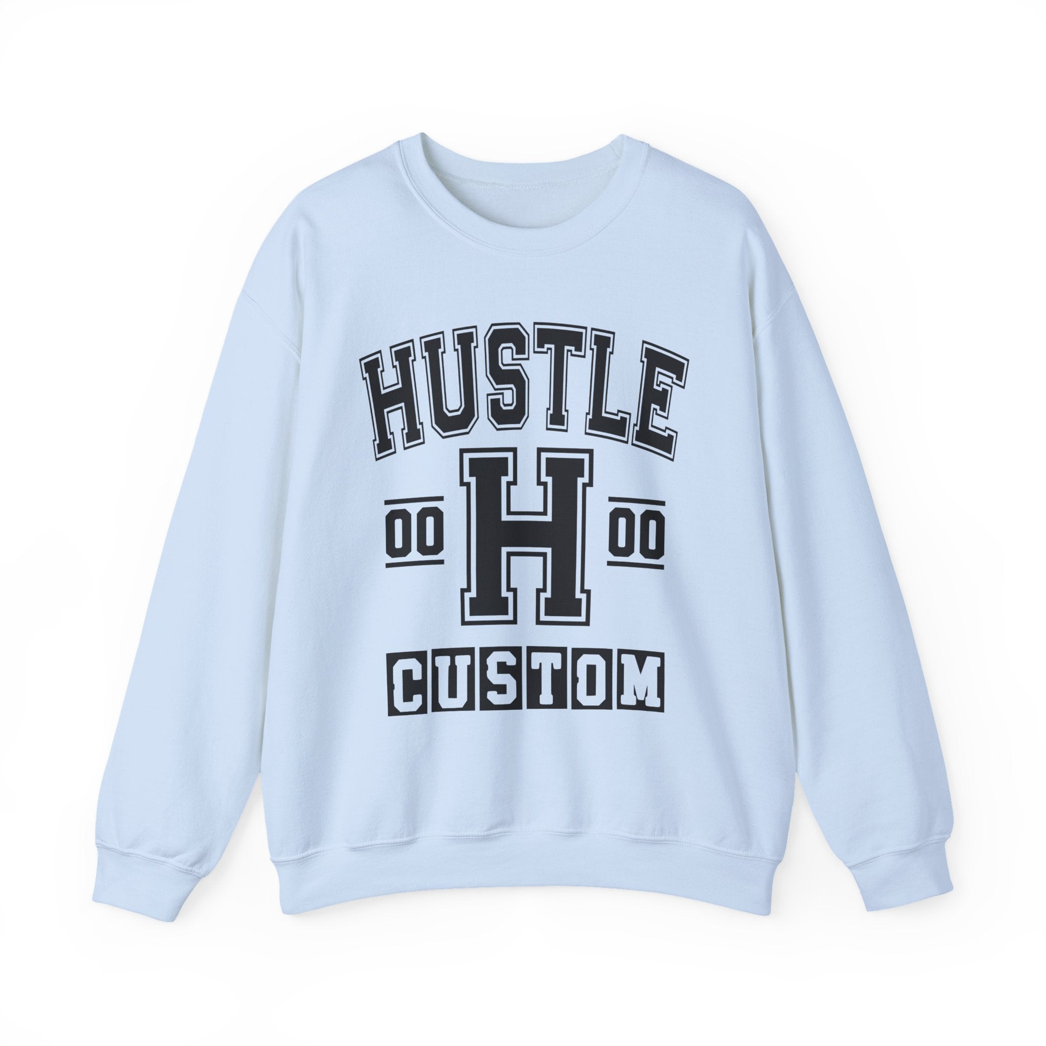 Custom Hustle Varsity Sweatshirt - Customize Birthday Day/Month/Year - Customize Gemini Season/Nation