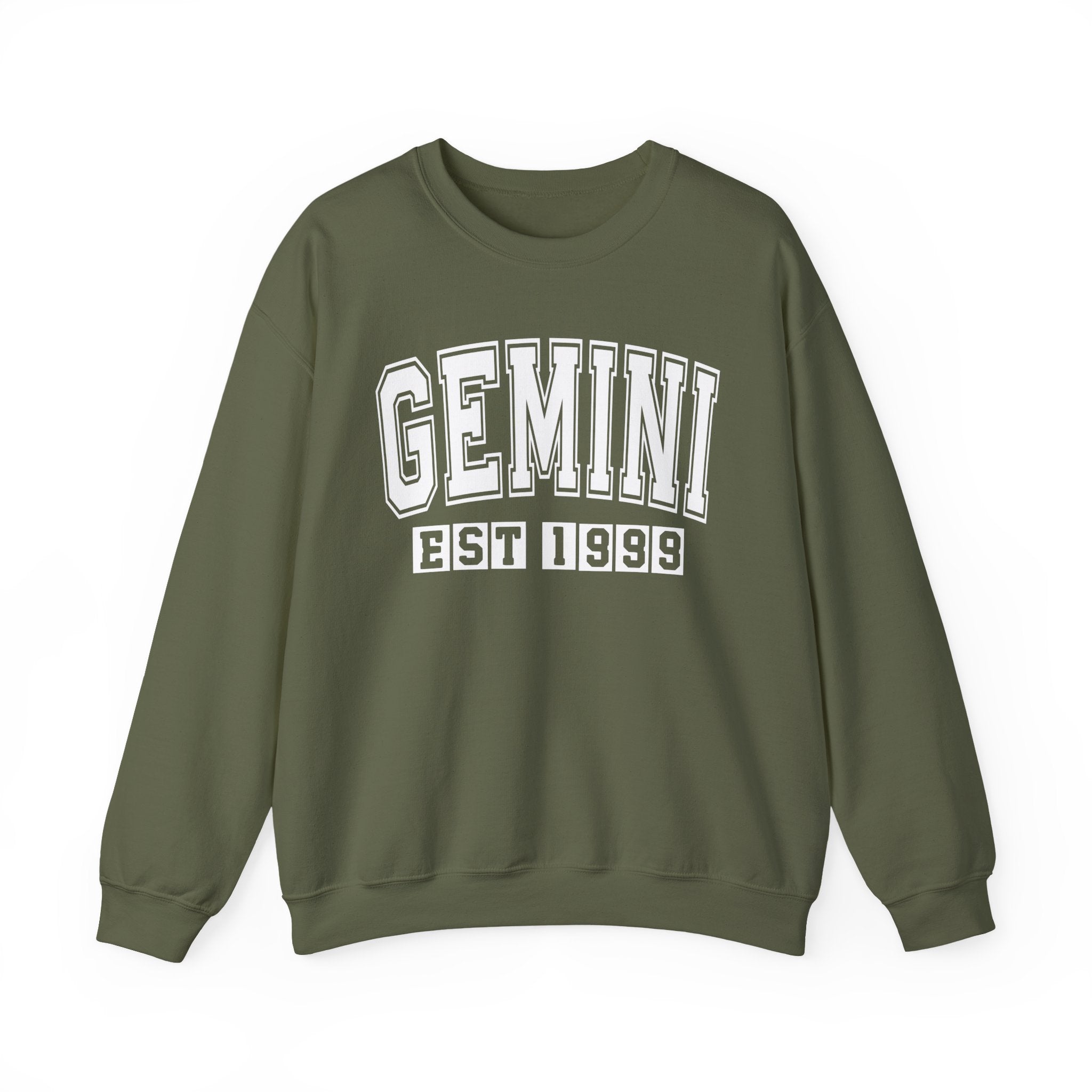 Gemini (EST YEAR) Personalization — Zodiac Graphic Sweatshirt