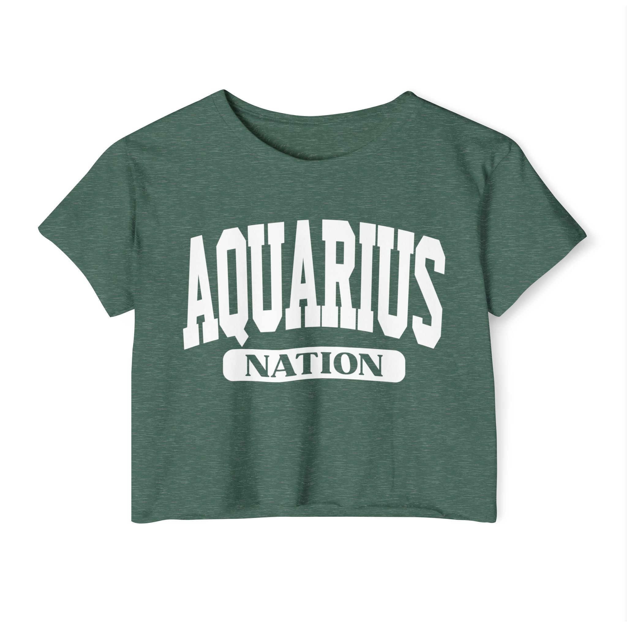 Aquarius Nation — Women’s Zodiac Festival Crop Top