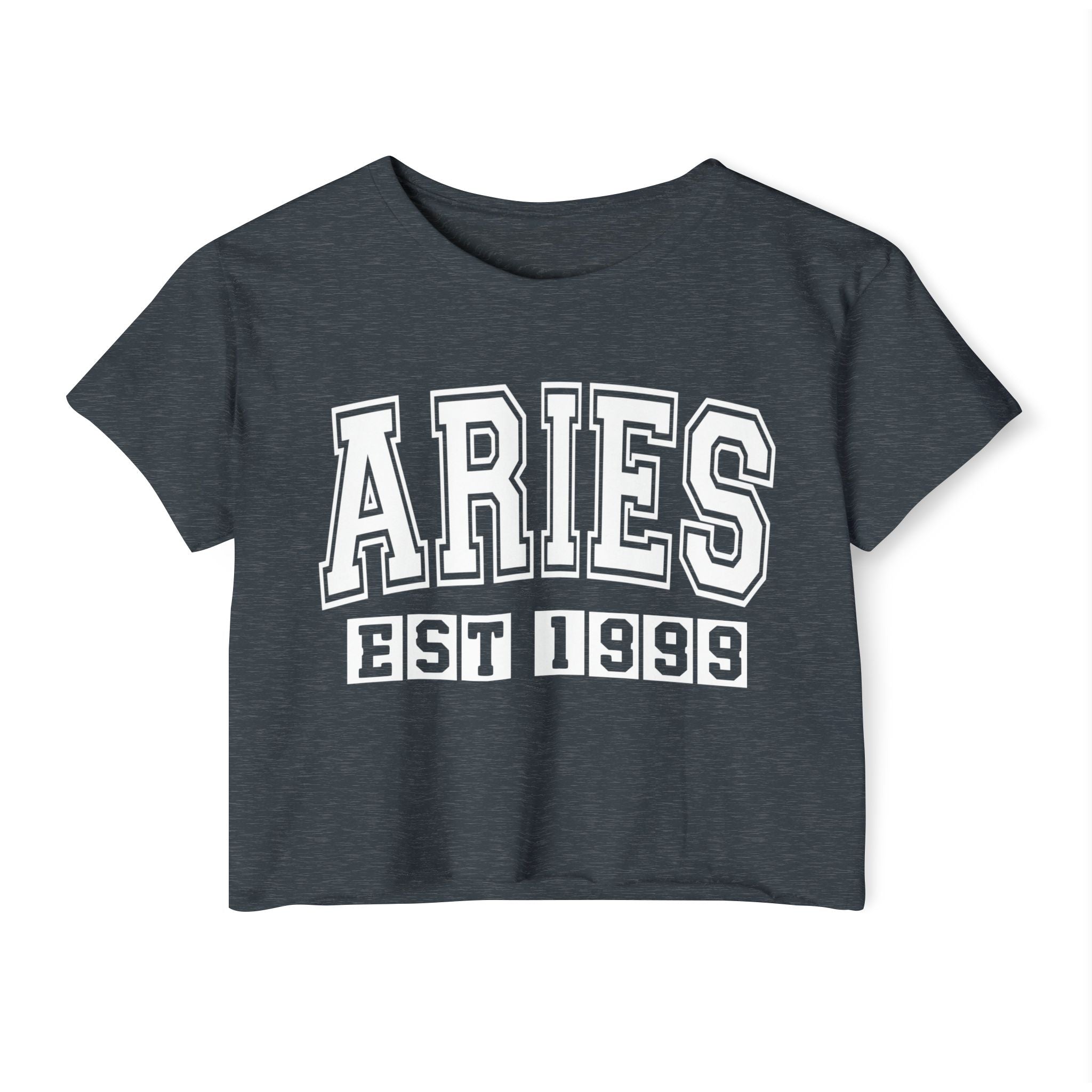 Aries EST (YEAR) Personalization -  Crop Top
