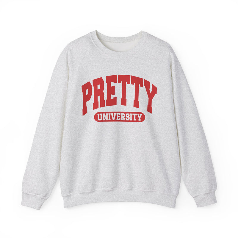 Pretty University — Retro Collegiate Sweatshirt