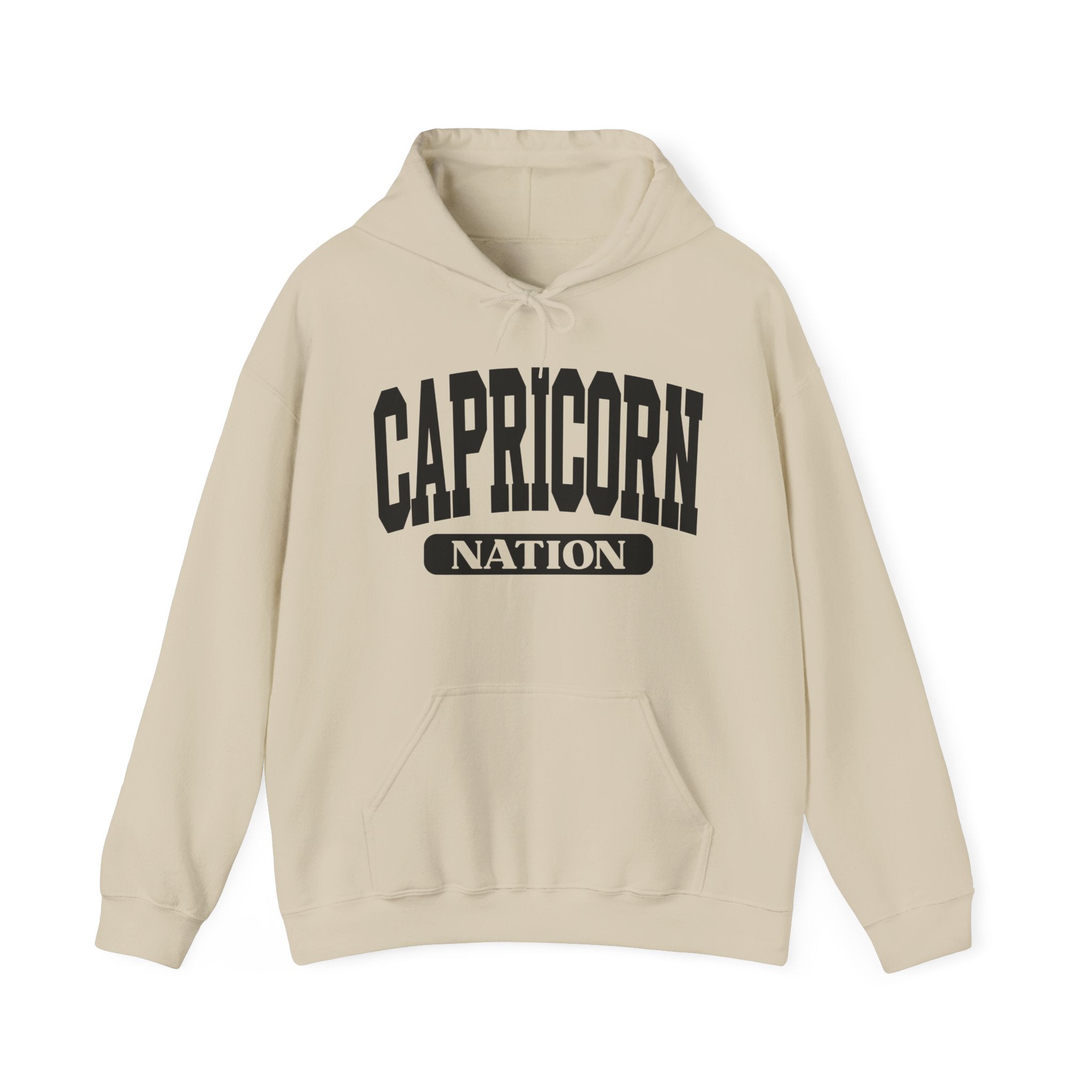 Capricorn Nation Hoodie — Zodiac Graphic Pullover for Gemini Fans
