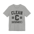 Custom Clean Varsity Tee Shirt — Customize Birthday Day/Month/Year - Customize Season/nation/Society