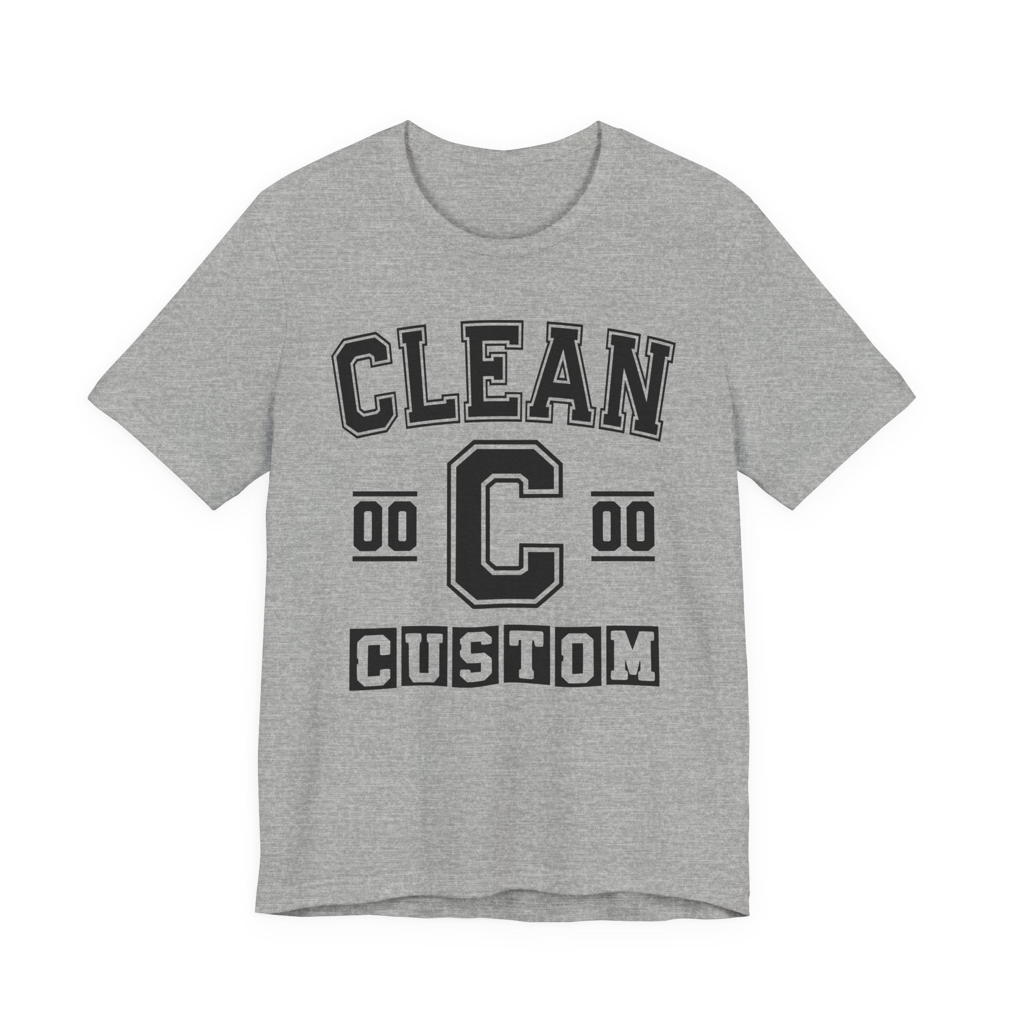 Custom Clean Varsity Tee Shirt — Customize Birthday Day/Month/Year - Customize Season/nation/Society