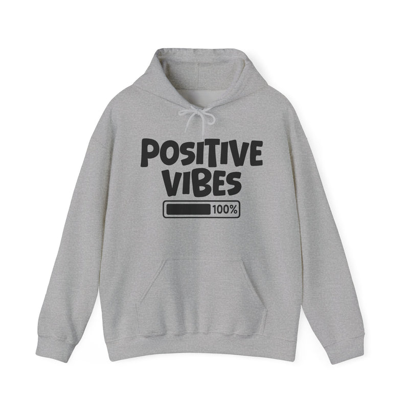 Positive Vibes — Hoodie – 100% Charged
