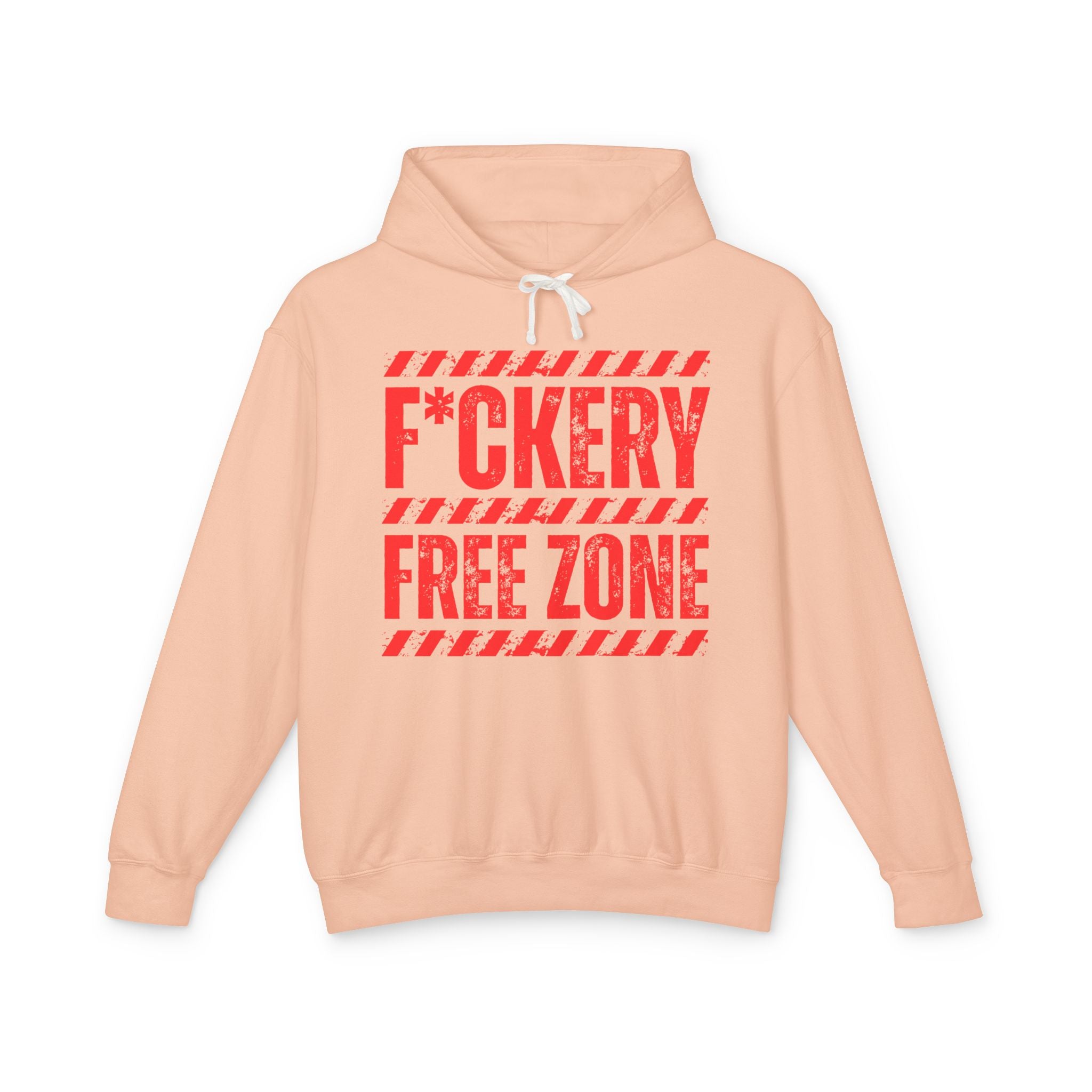 Fuckery Free Zone Hoodie — Funny Boundaries Hoodie