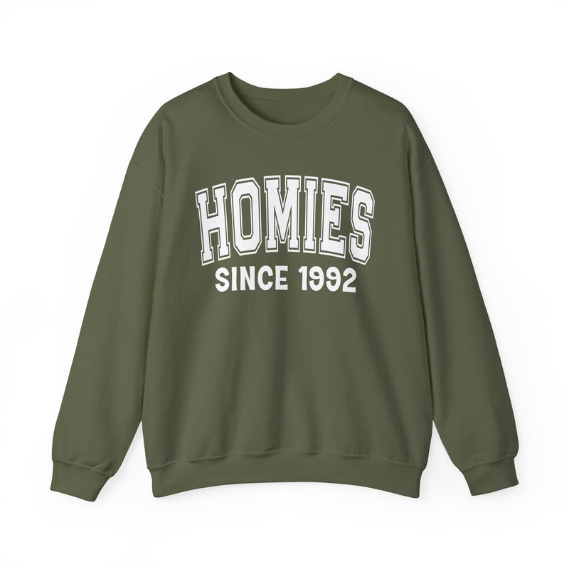 Homies Personalization Sweatshirt — Add Your Special "Since Date"