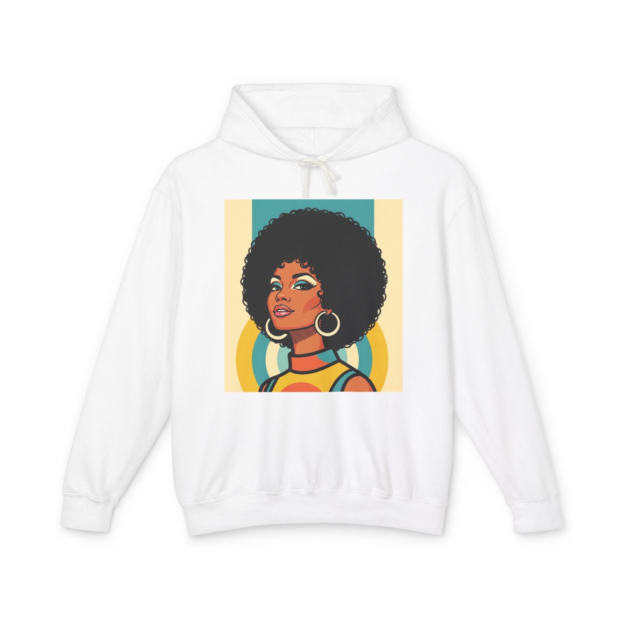 Beautiful Black Woman Portrait - African American Woman Pride Hoodie