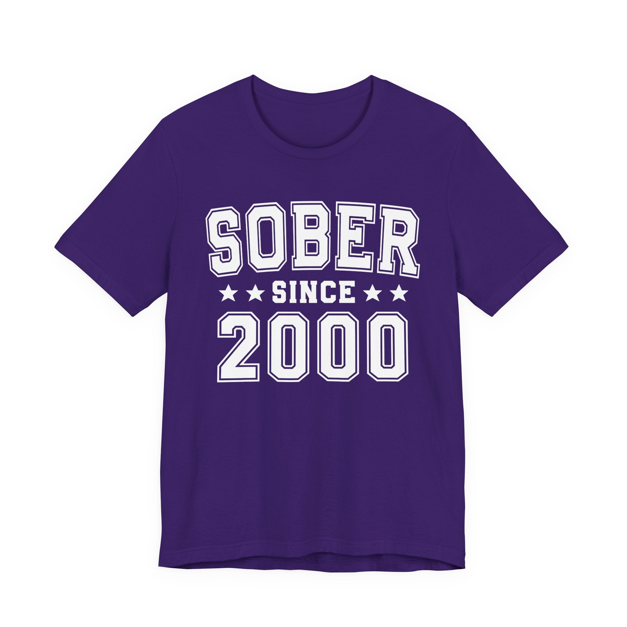 Sober Since (Personalized Date) —  Personal Milestone T-shirt
