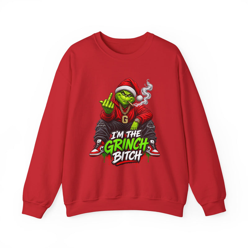 I'm The Grinch Bitch — Fuck Christmas Holiday Protest Sweatshirt